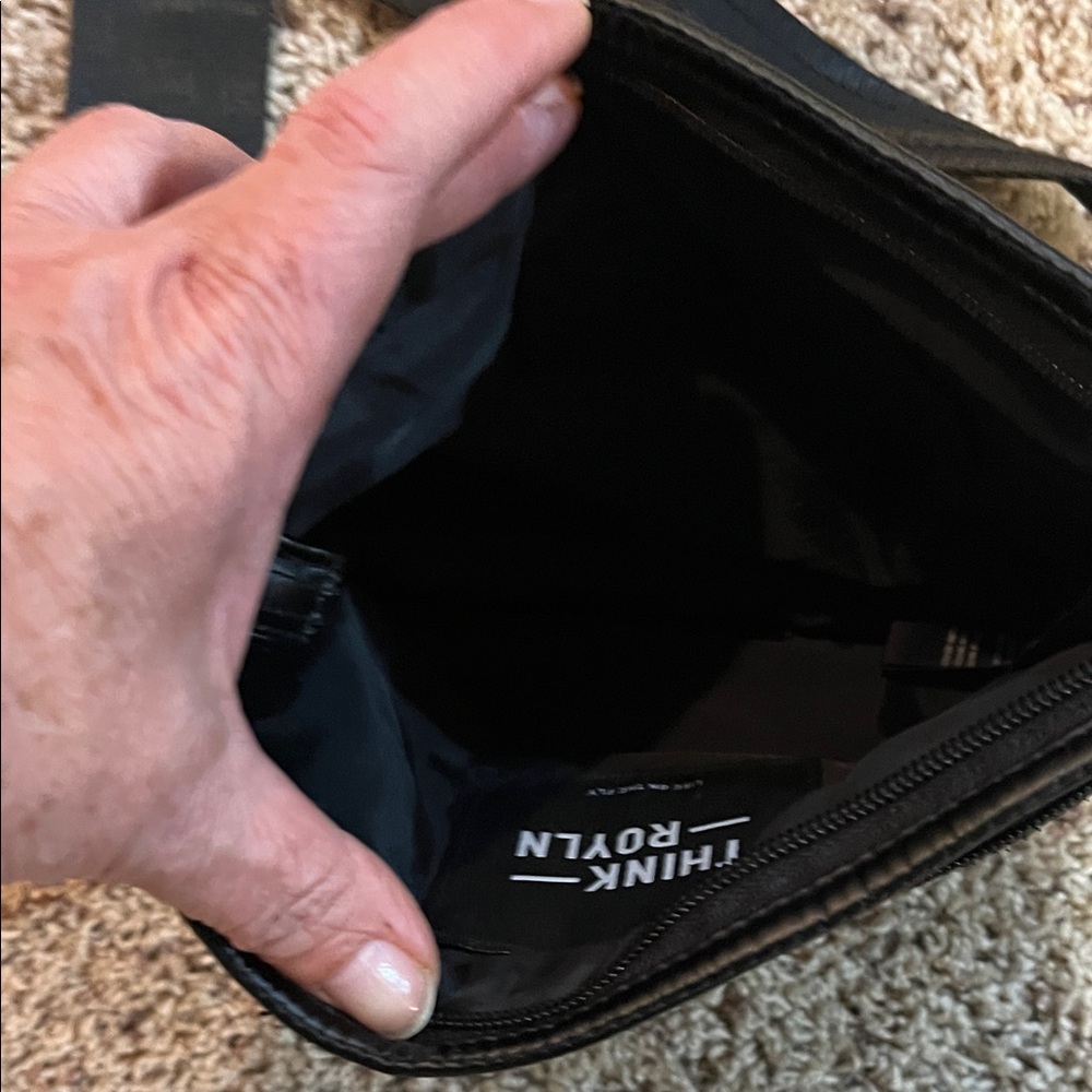 THINK ROYLN Black Quilted Crossbody Bag - Picture 4 of 4